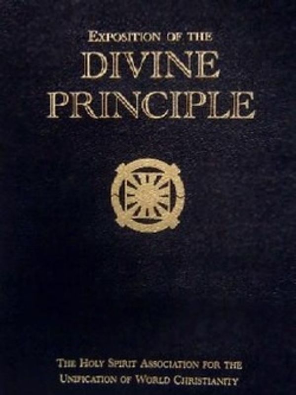 Book cover titled Exposition of the Divine Principle.
