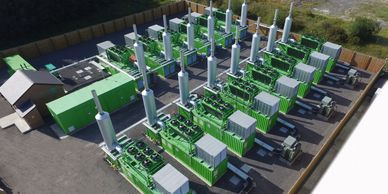 WSC carried out the full civils package in south Wales 20 MW Gas peaking plant consisting on fourtee