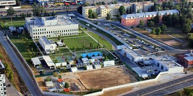 U.S. Embassy in Sarajevo, Bosnia. Institutional project funded by DOS and OBO.