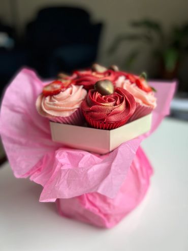 Valentines cupcakes - Cupcake bouquet 