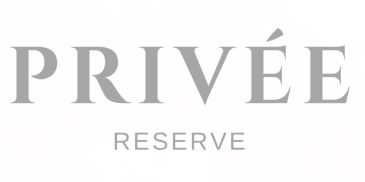 Logo displaying 'PRIVÉE RESERVE' in elegant gray text.
