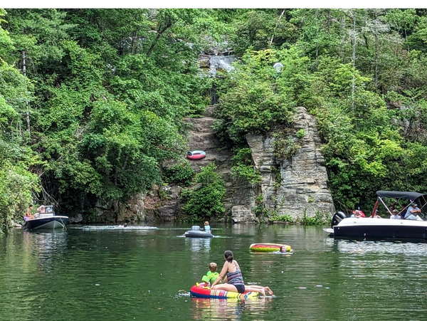 Laurel Fork Falls, Lake Jocassee