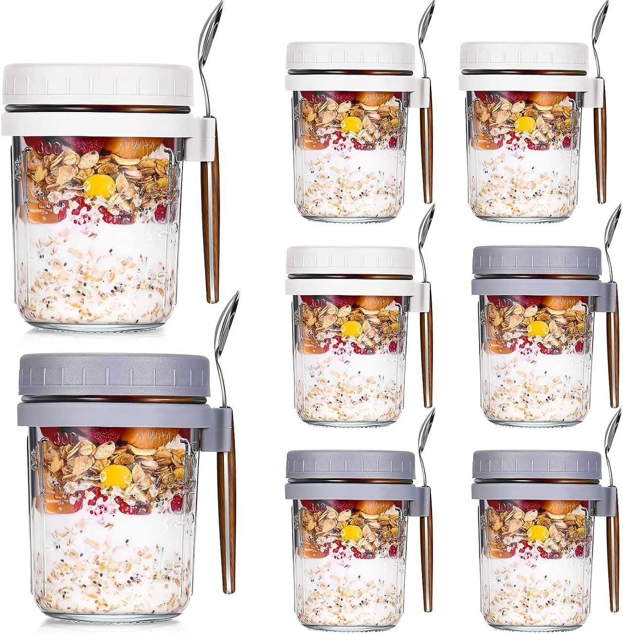 food prep jars