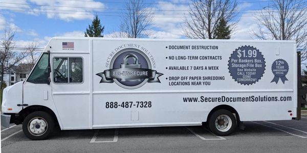 Secure Document Solutions Truck 
Pick Up Paper Shredding Service
https://securedocumentsolutions.com
