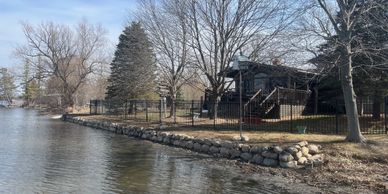 Boulder Retaining Wall, Retaining Wall, Sea Wall