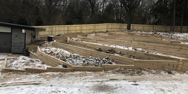 Wood Timbers, Timber Retaining Wall, Landscape Timbers, Wood Retaining Wall