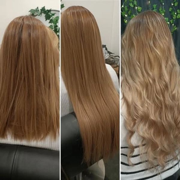 Seamless microbead hair extension transformation in Coffs Harbour NSW