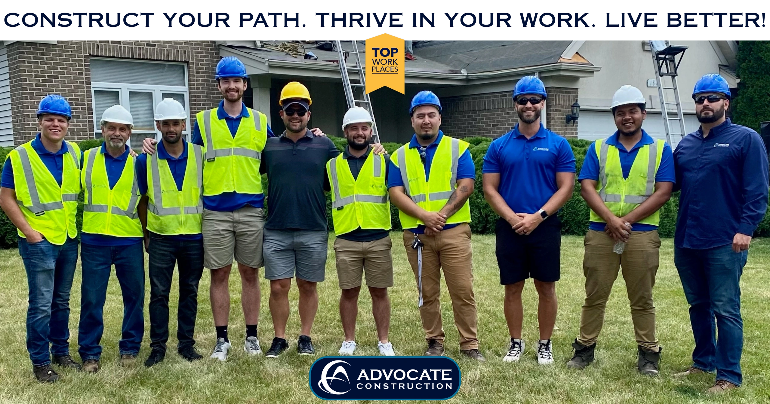 Construct your path- Thrive- Live better- Top Workplace- Award-Winning Culture- Apply NOW