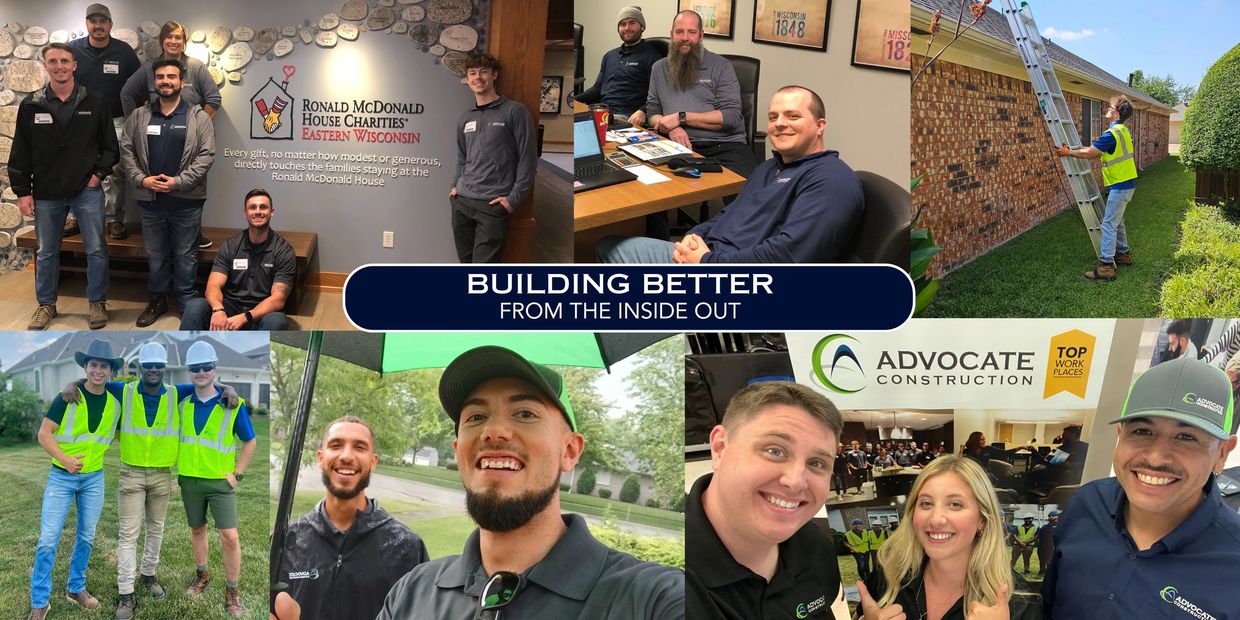 Building Better- From the inside out- Now Hiring- Careers- Grow with Advocate- Life-changing