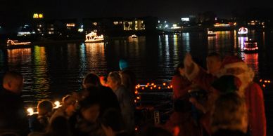 Boat Parade on Lake Conroe