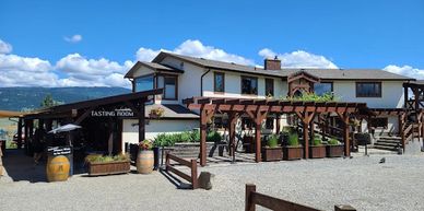 The building at Blind Tiger Winery