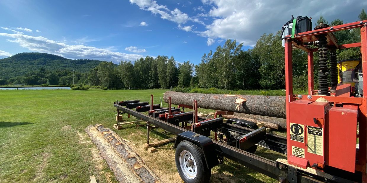 Portable Sawmill Rough Lumber Rough Cut Lumber Portable Milling Portable Mill Portable Hydraulic Mil