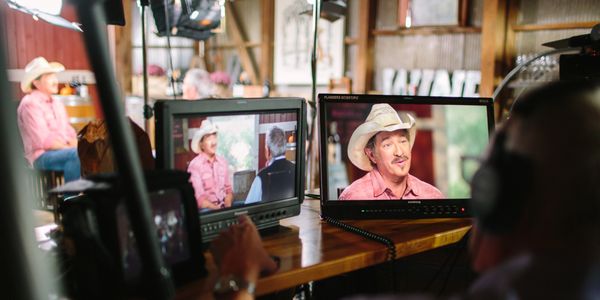 Video Village w/ 3 HD Monitors for Kix Brooks & Dan Rather Interview.
The Big Interview on AXS-TV