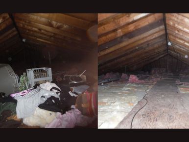Before and After of An Attic 