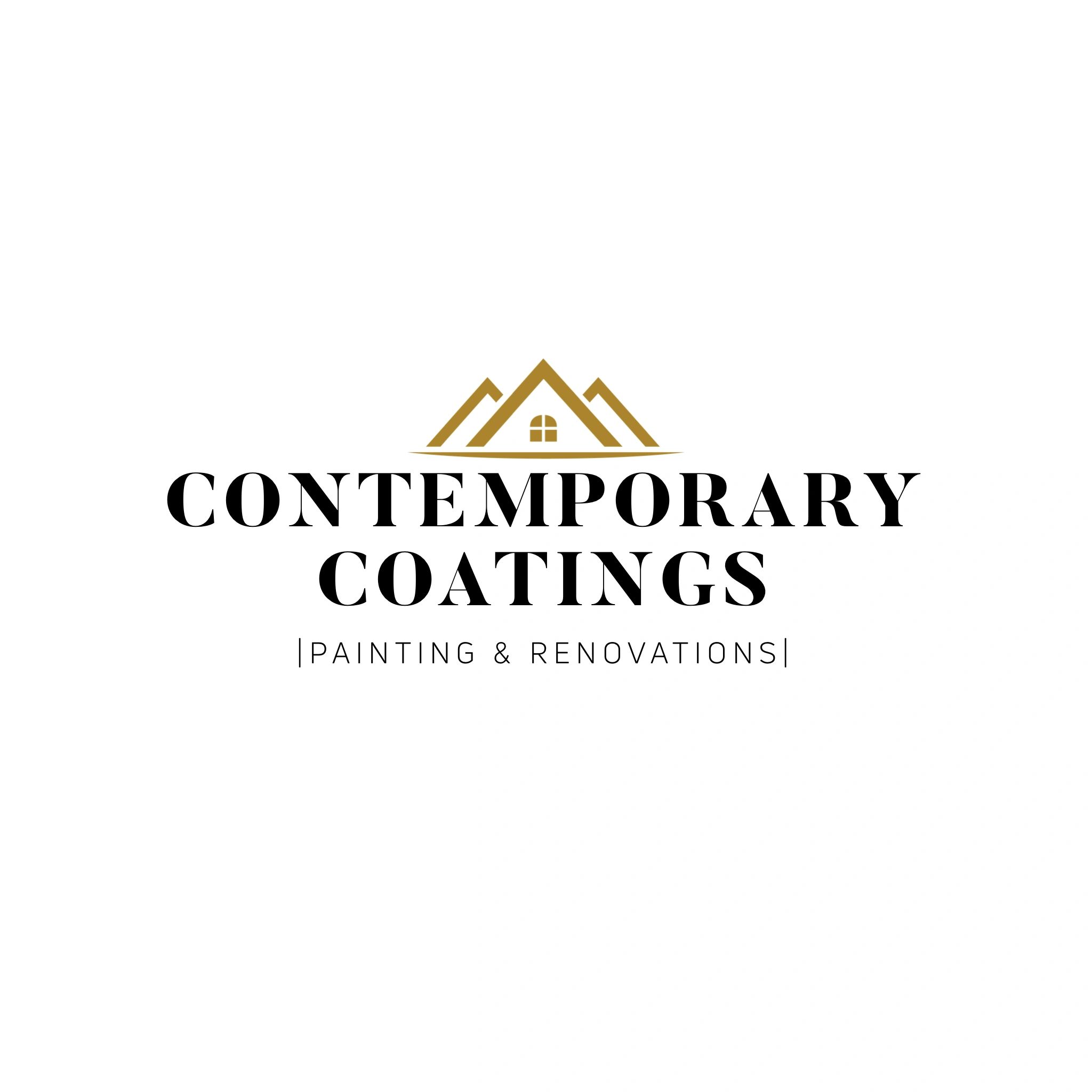 Logo for Contemporary Coatings, specializing in painting and renovations.