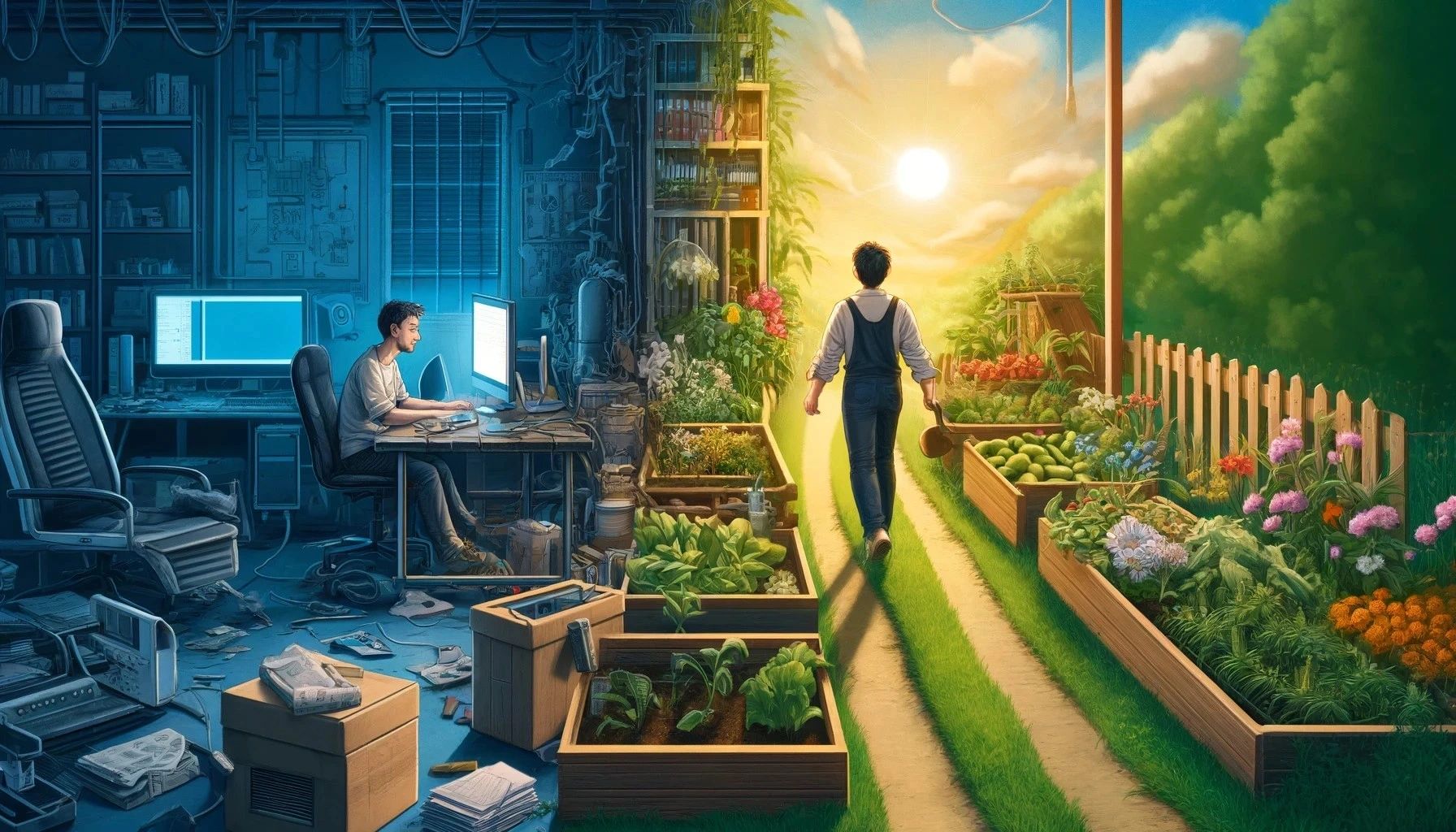 Turn on, tune in, drop out: Psychedelics and Gardening