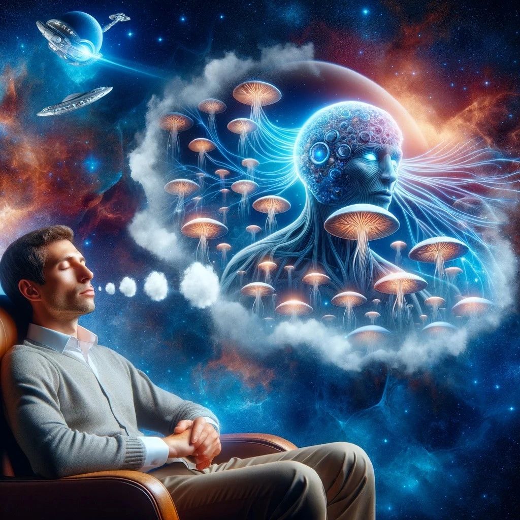 Psilocybin Mushrooms: The Bridge to Cosmic Super-Intelligence?