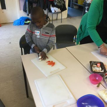 new skills cutting and preparing food 