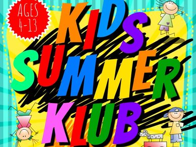 SUMMER 2022 KIDS CLUB