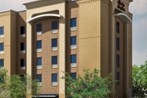 We created a new brick pattern for this hotel as an accent element.