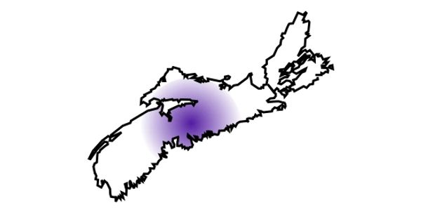 A map of the area covered by The Upper Glass window cleaning.