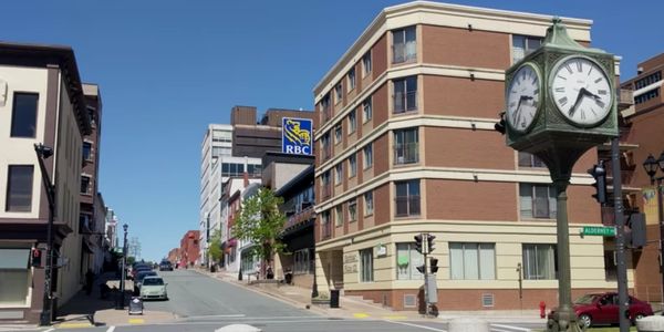 Buildings in downtown Dartmouth that can benefit from The Upper Glass window cleaning.