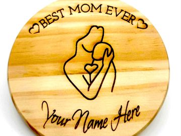 Custom Engraved Wood Coasters