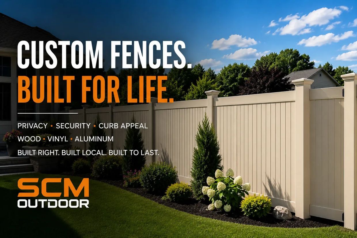 Custom Fences built for life | SCM Oudoor