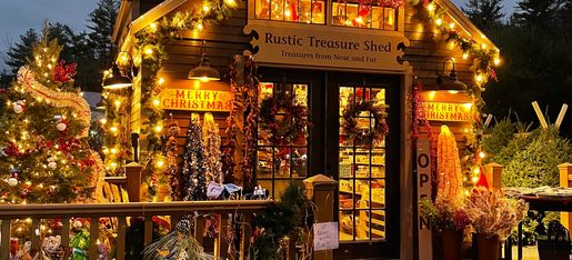 Rustic Treasure Shed - Gift Shop, European Gifts, Christmas Gifts