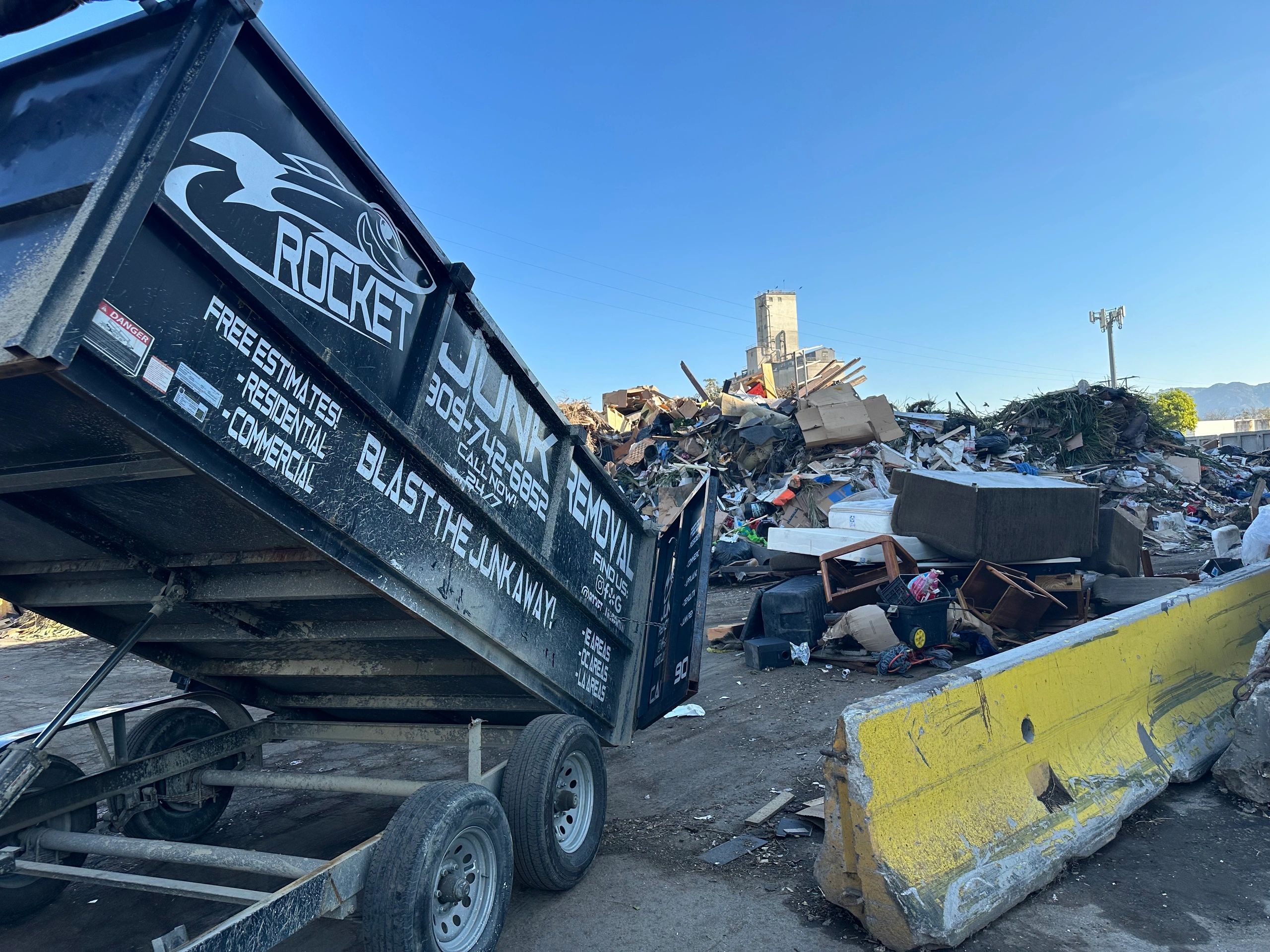 Rocket Junk Removal | Junk removal & hauling in Inland Empire | Same