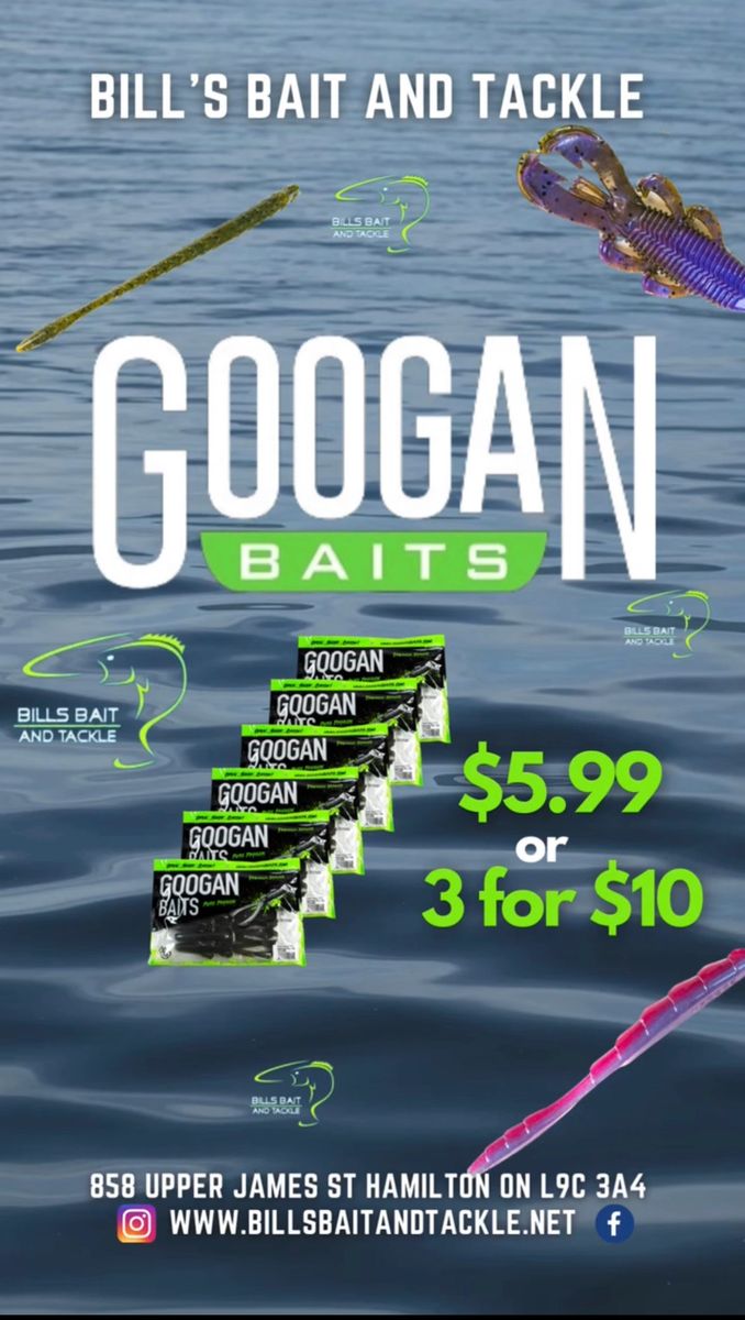 Googan Soft Plastics (Assorted Baits)