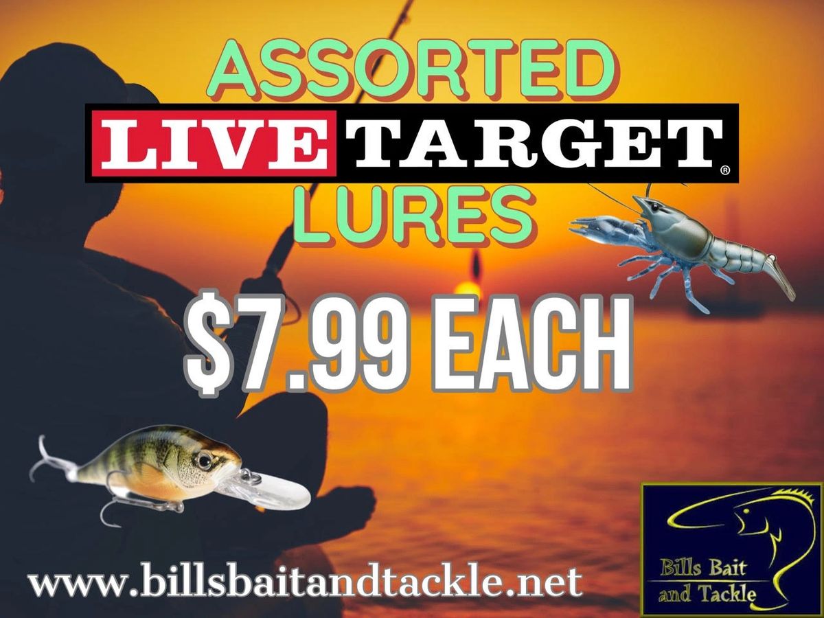 Assorted Live Target Lures
