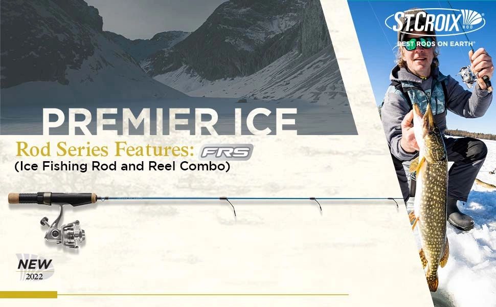 St. Croix Premier Ice Rod/Reel Combo