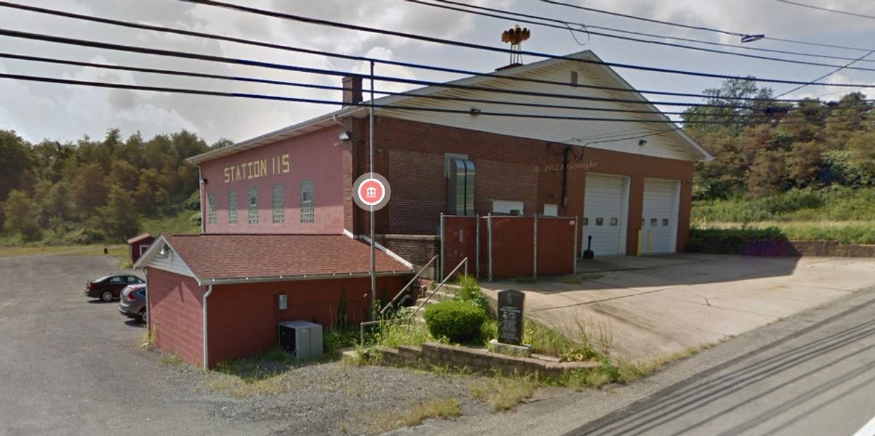 The fireman's club is actually our old station. The bottom has been converted into the club while th