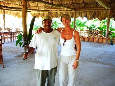 Uta Birkmayer and local guide