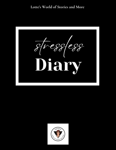 Black book Cover stressless diary