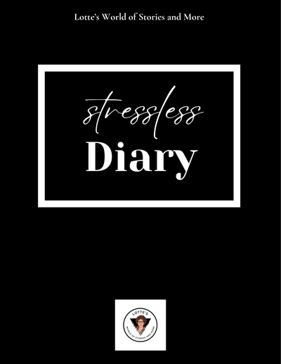 Black book cover Stressless diary
