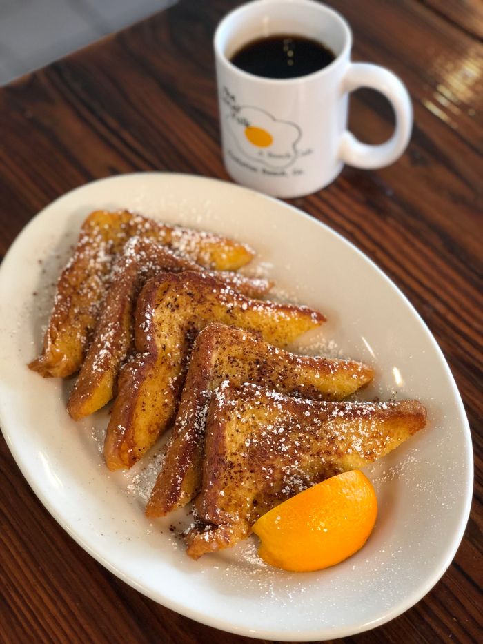 Famous french toast from Manhattan Beach's The Local Yolk