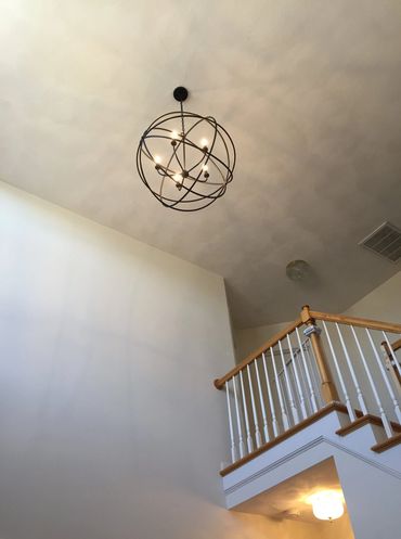 Chandelier Install