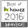 Rated at the highest level for client satisfaction by the Houzz community.
Awarded January 11, 2016