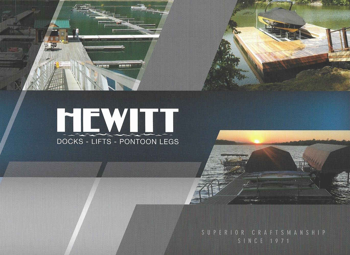 Lakeside Docks NY is an Authorized Hewitt Dock Dealer, makers of docks, lifts and pontoon legs.