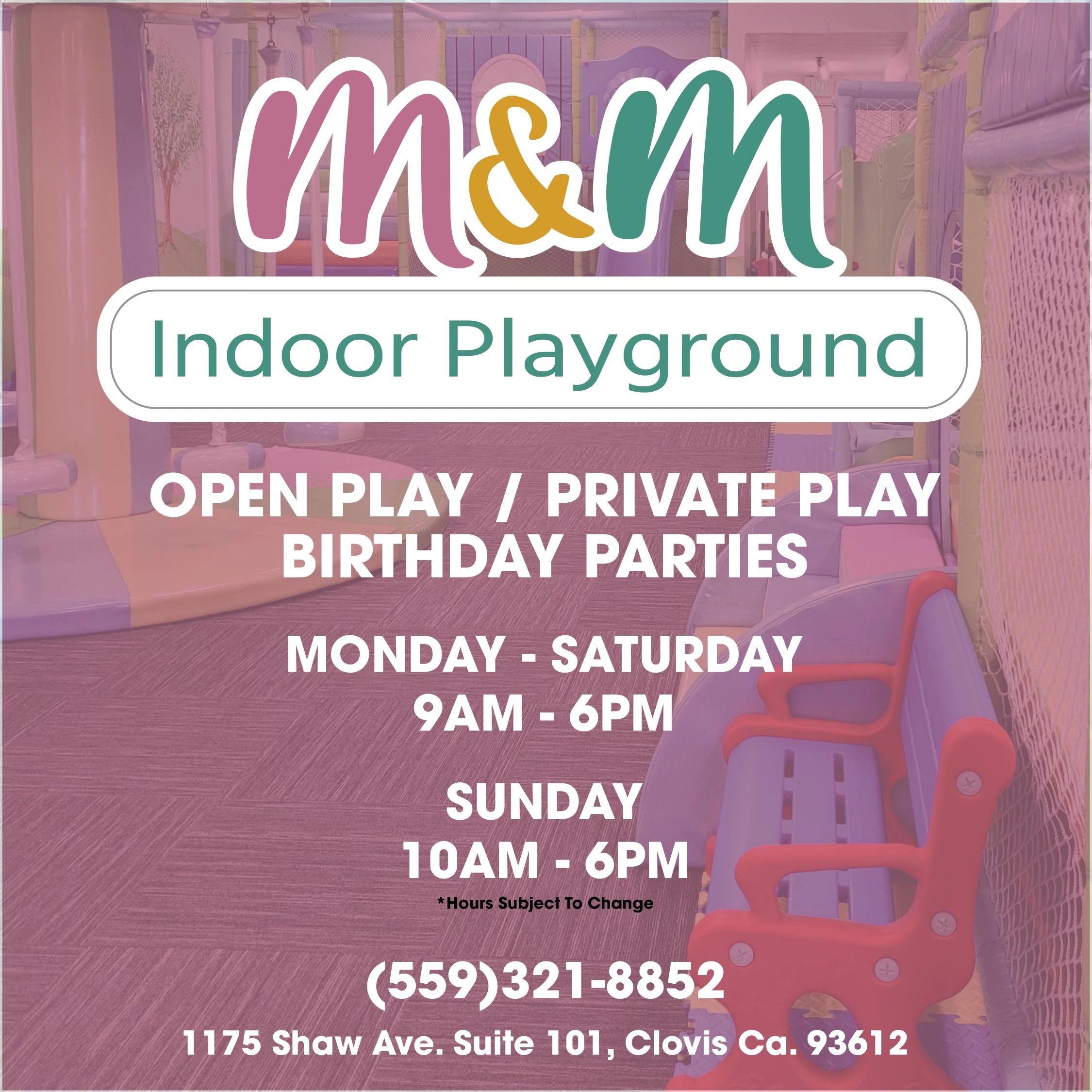 M and M Playground - Kids Indoor Playground, Activity