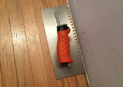 offset handle which allows for easy rotation