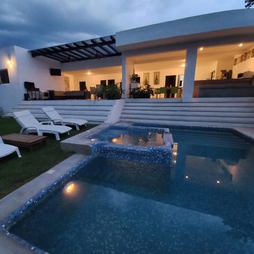 Renta una casa vacacional Tequesquitengo con alberca ideal para hospedarte durante un fin de semana