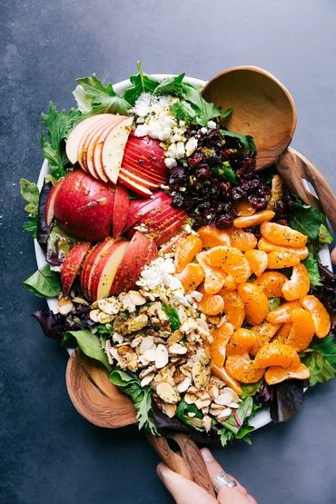 A bowl of fruits and vegetables