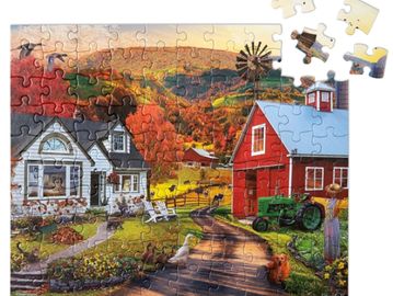 100 piece farm puzzle an inviting game for adults with dementia
