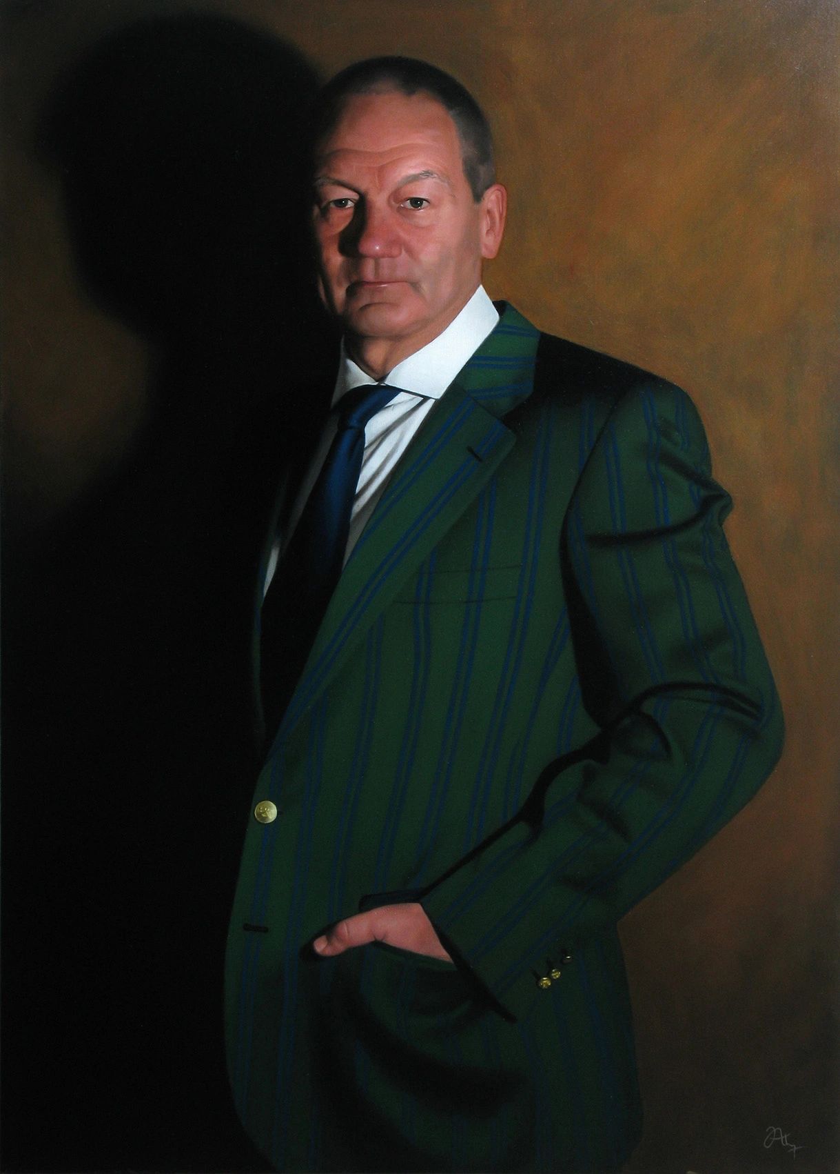 Portrait of Neil Chapman, Oil on Canvas, 50 x 70cm