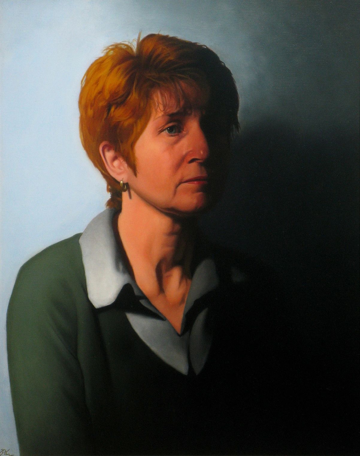 Portrait of the Artists Mother, Oil on Canvas, 40 x 50cm