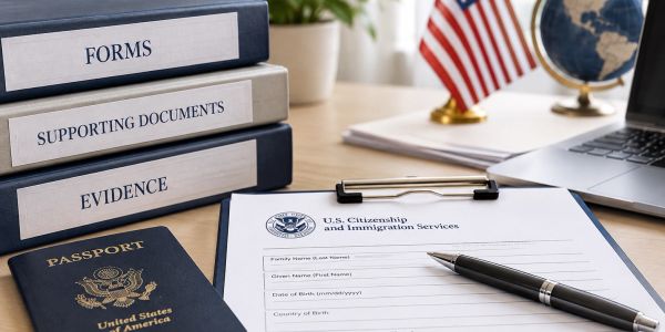 Documentos y formulario para servicios de inmigración en EE.UU.