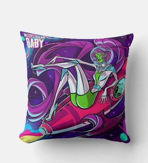 Interstellar Baby Throw Pillow